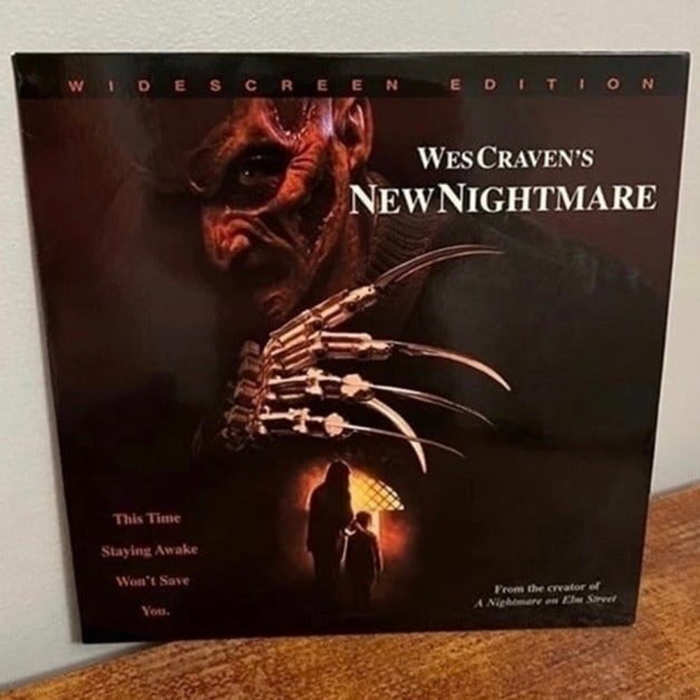 Wes Craven's new nightmare Freddy Krueger laser disk movie elm street horror